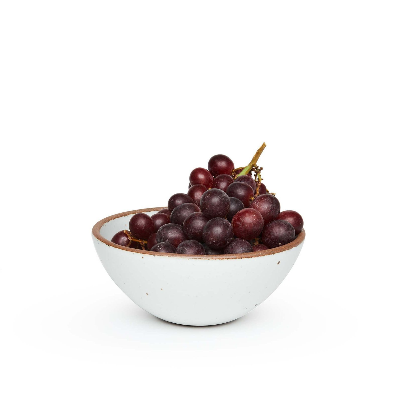 Cloud White Heova soup bowl with grapes